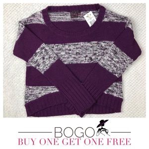 ❤️ FINAL Price ✂️ NWT - Takeout Crop Sweater Large